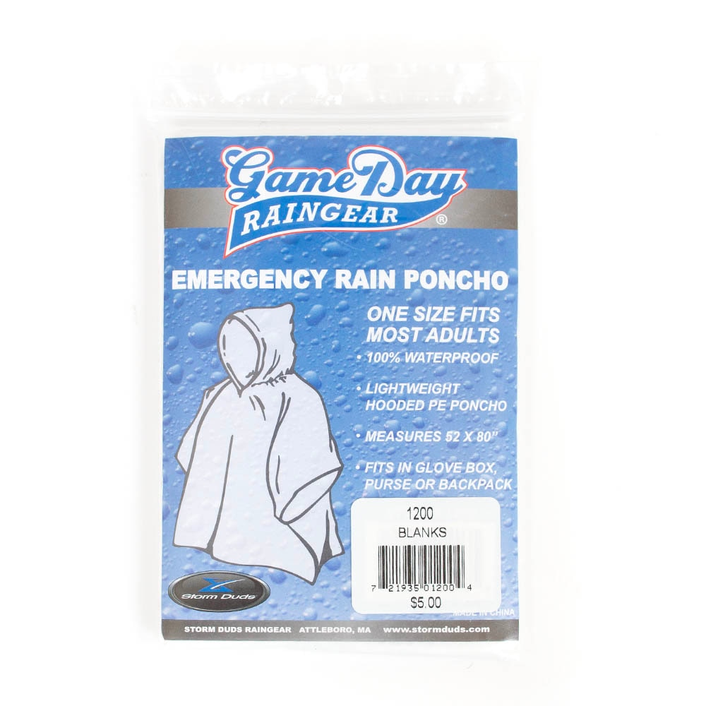 Storm Duds, Ponchos, Water Resistant, Gifts, Basic, 999046